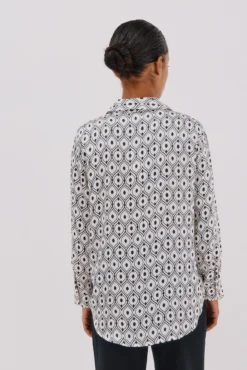 Camisa satinada