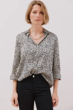Camisa satinada