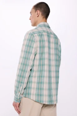 Camisa seersucker cuadros