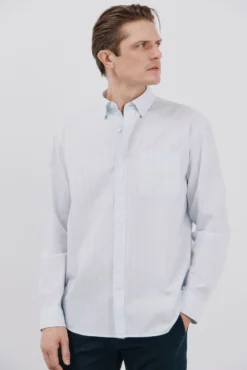 Camisa seersucker rayas