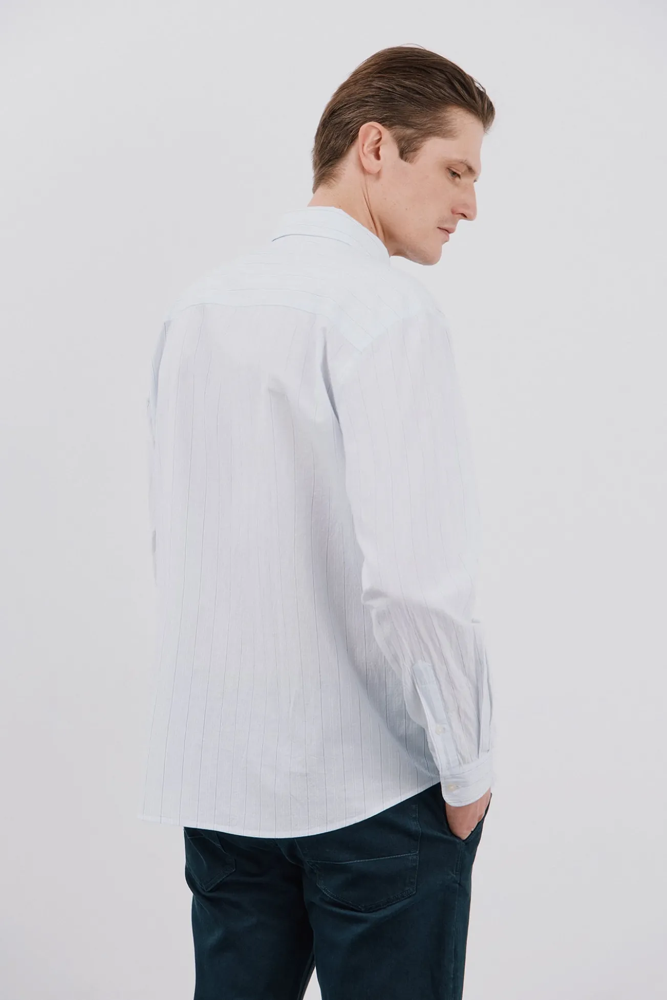 Camisa seersucker rayas