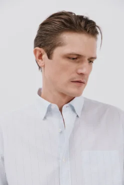 Camisa seersucker rayas