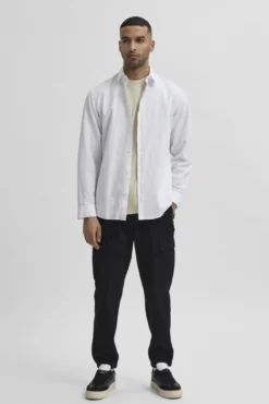 Camisa slim fit de algodón orgánico