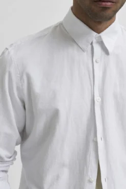 Camisa slim fit de algodón orgánico