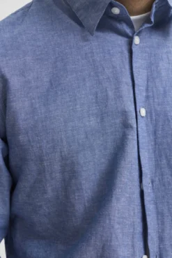 Camisa slim fit de algodón orgánico