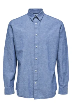 Camisa slim fit de algodón orgánico