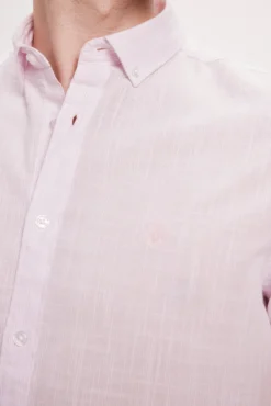 Camisa Slub Microrayas SPF