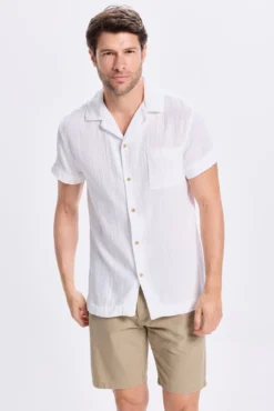 Camisa Solapa Corta