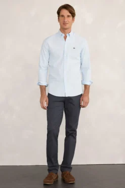 Camisa Sport Oxford Estampado