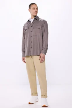 Camisa tipo lanera bolsillos