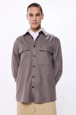 Camisa tipo lanera bolsillos
