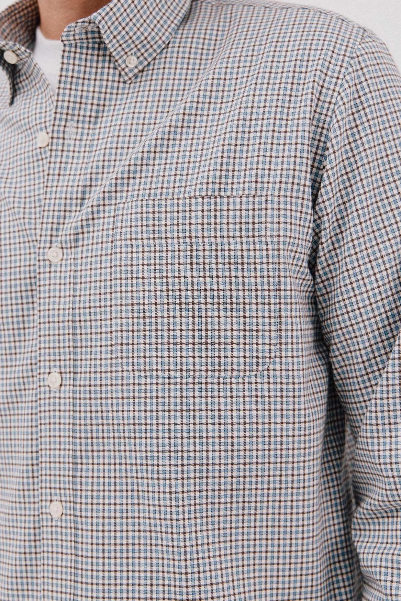 Camisa twill cuadros