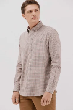 Camisa twill cuadros