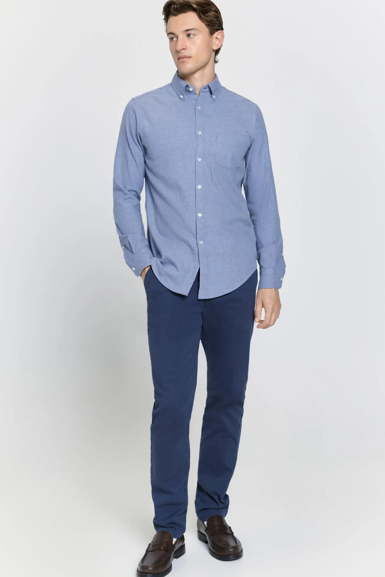 Camisa twill relaxed fit