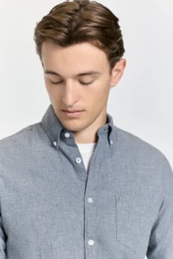 Camisa twill relaxed fit