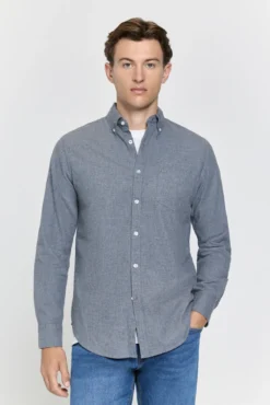 Camisa twill relaxed fit