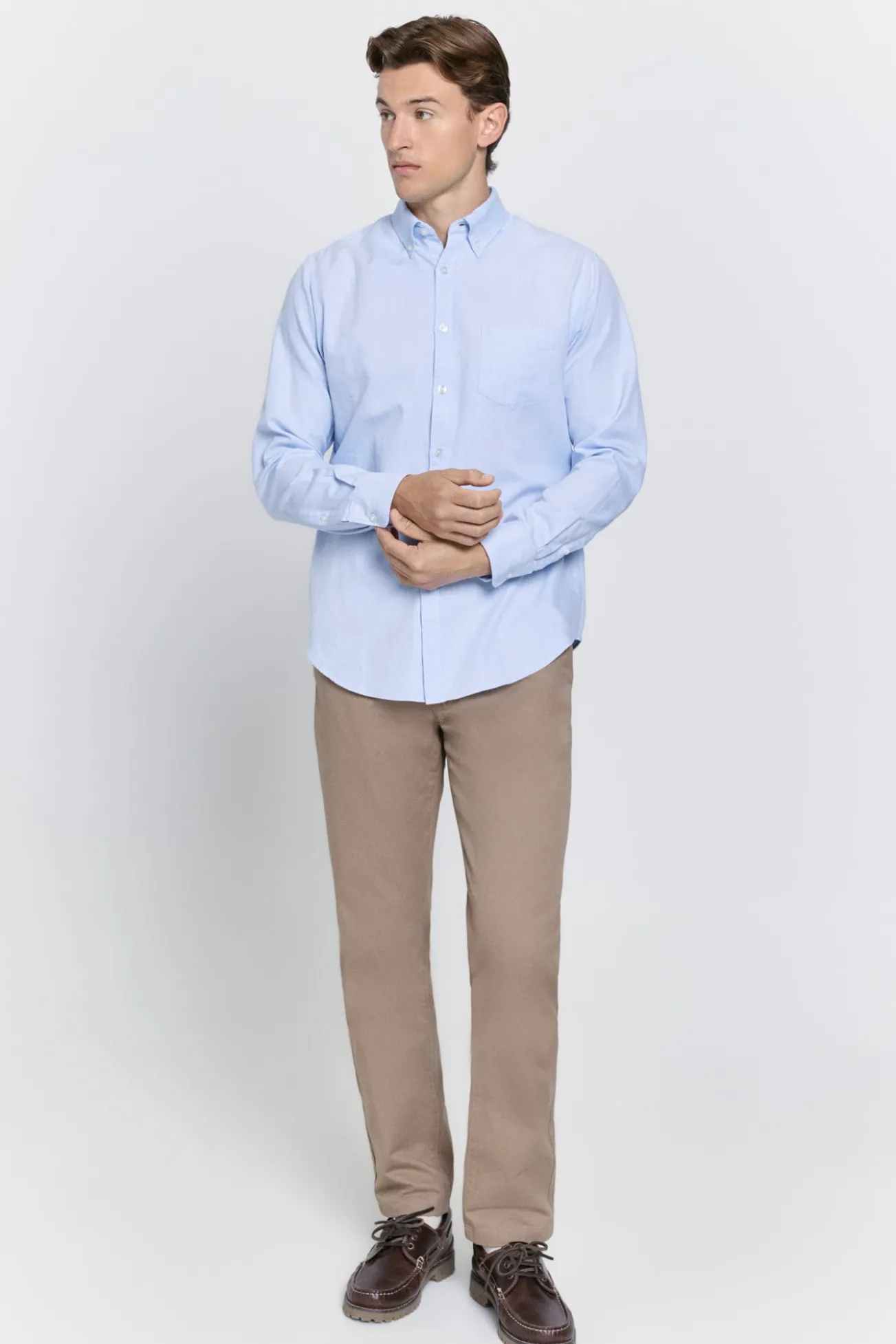 Camisa twill relaxed fit