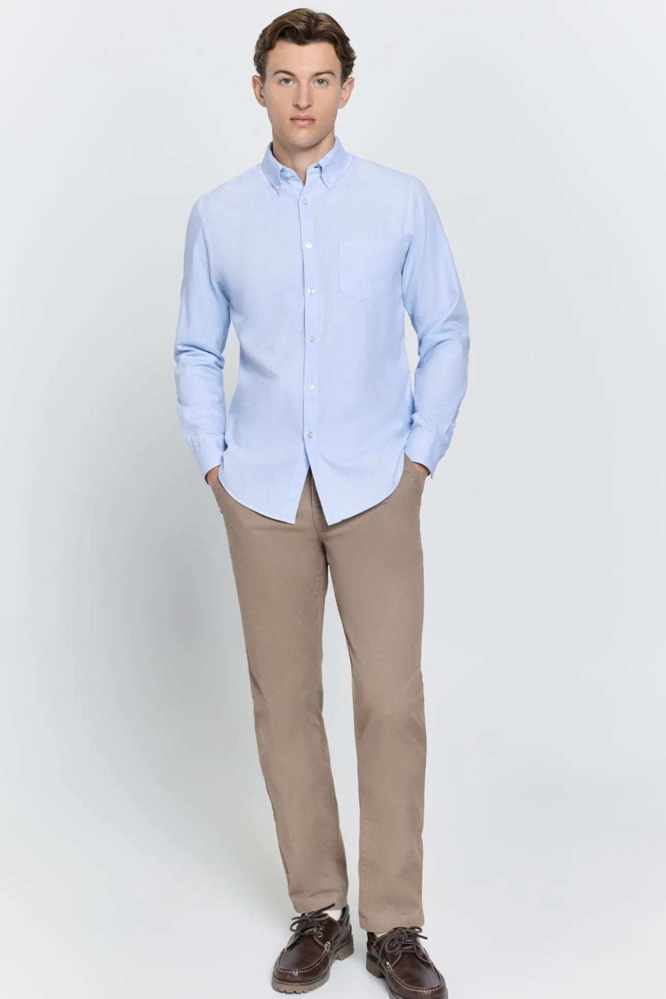 Camisa twill relaxed fit