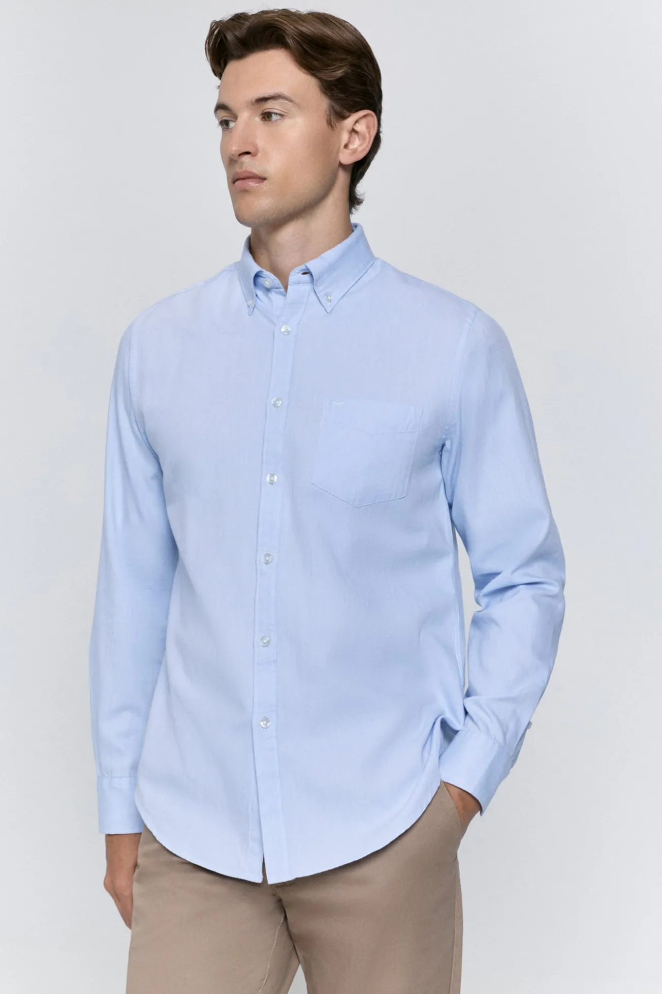 Camisa twill relaxed fit