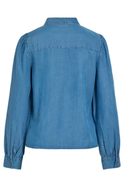 Camisa vaquera manga larga