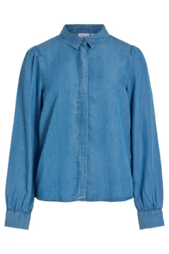 Camisa vaquera manga larga