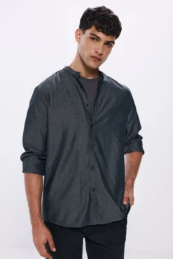 Camisa vestir bicolor