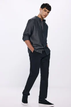Camisa vestir bicolor