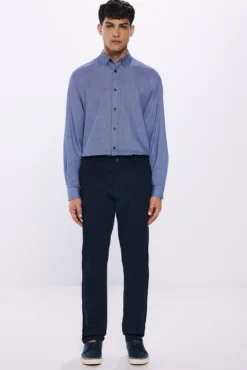Camisa vestir bicolor