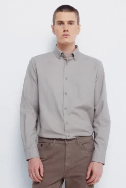 Camisa vestir estructura bicolor