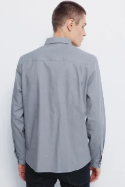 Camisa vestir estructura bicolor