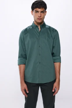 Camisa vestir popelín