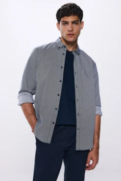 Camisa vestir popelín