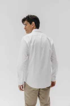 Camisa vestir popelín elástico