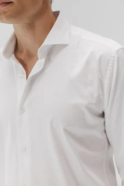 Camisa vestir popelín elástico