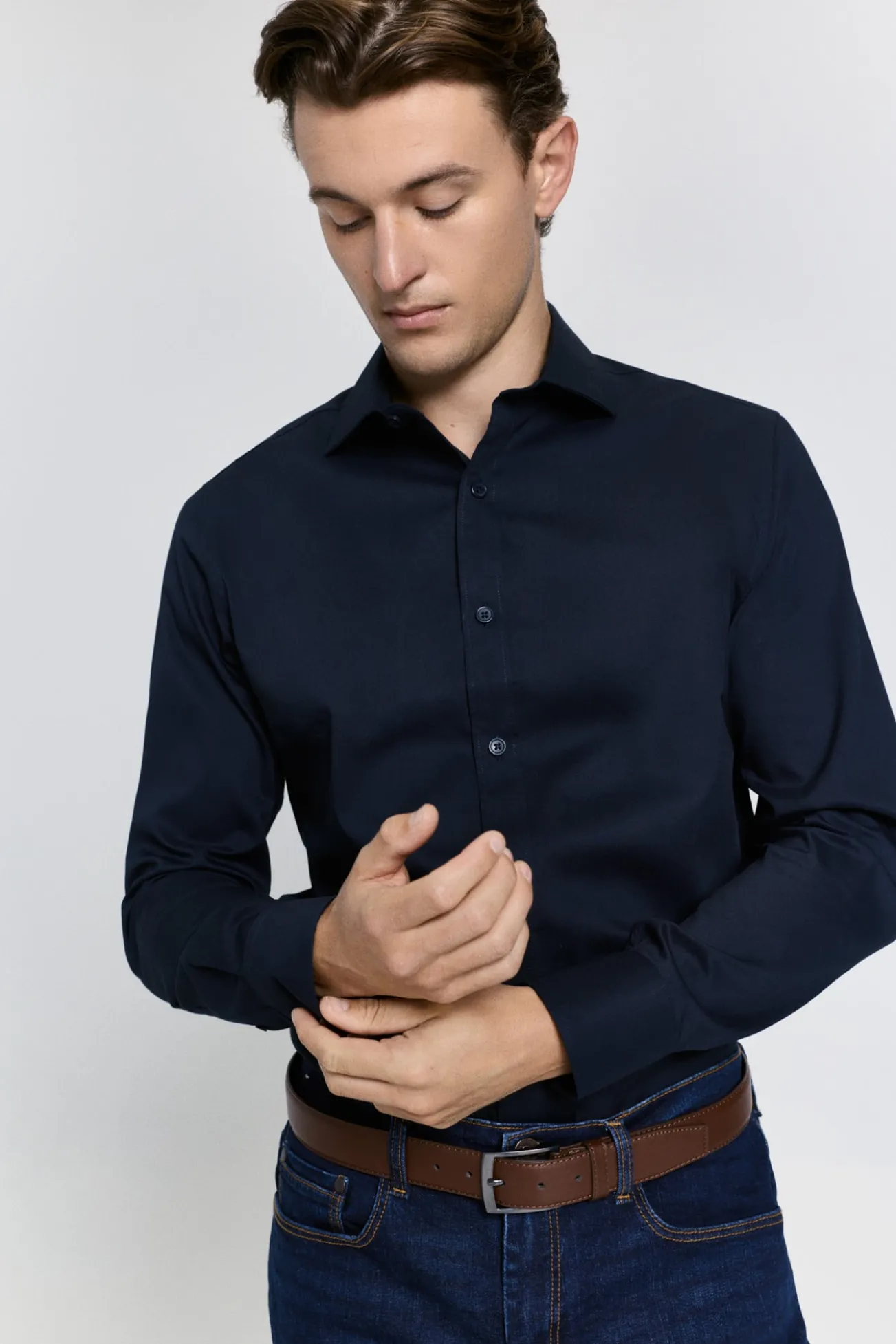 Camisa vestir slim fit