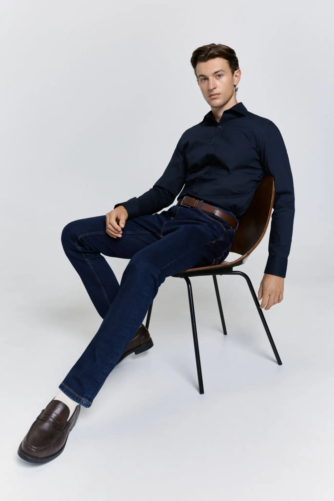 Camisa vestir slim fit