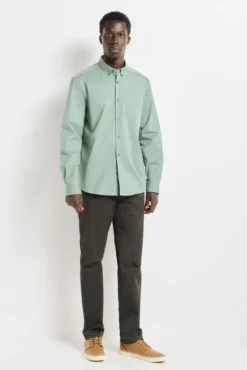 Camisa vestir tejido elástico