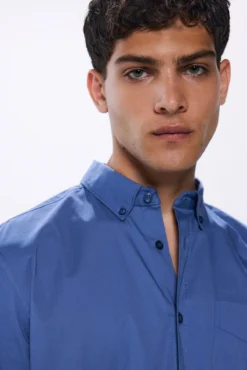 Camisa vestir tejido elástico