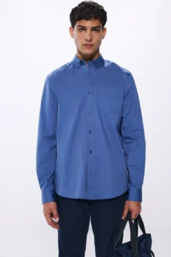 Camisa vestir tejido elástico