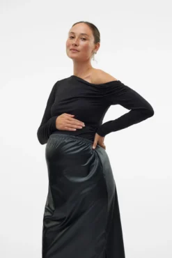Camiseta asimétrica maternity