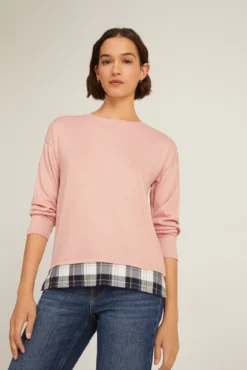 Camiseta Bimateria Cuadros