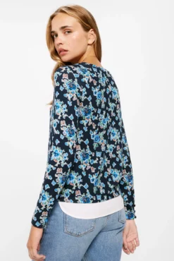 Camiseta Bimateria Estampada