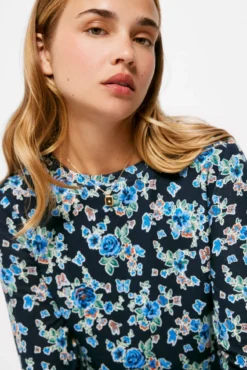 Camiseta Bimateria Estampada