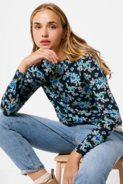 Camiseta Bimateria Estampada