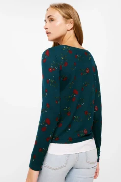Camiseta Bimateria Estampada