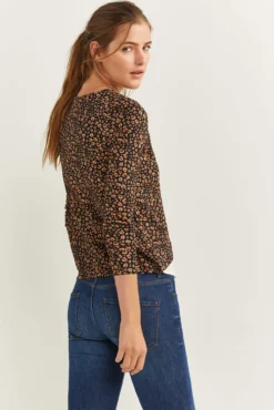 Camiseta Bimateria Estampada