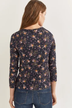 Camiseta Bimateria Estampada