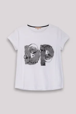 Camiseta Blanca Vibrante