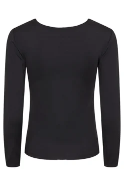 Camiseta básica escote reversible