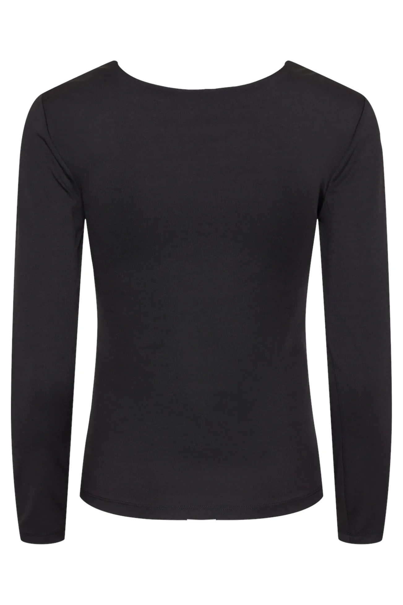Camiseta básica escote reversible